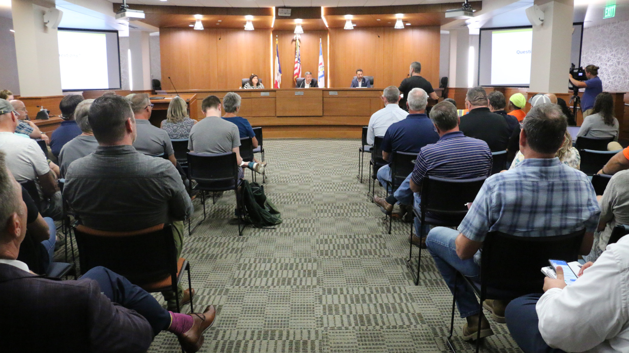 Linn Supervisors solar ordinance revision hearing