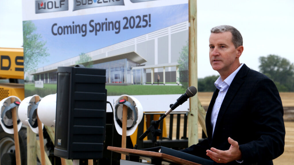 Sub-Zero groundbreaking Scott Wareing