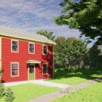 A rendering of the current construction project at 724 Ronalds St. CREDIT C-Wise Design and Consulting