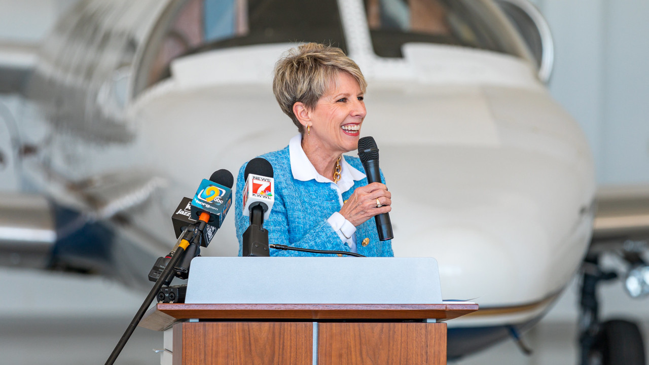 Lori Sundberg aviation maintenance facility