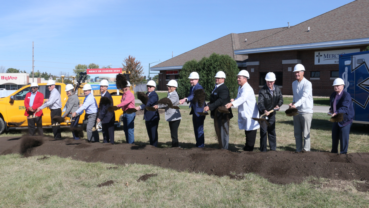 Mercy Marion emergency groundbreaking