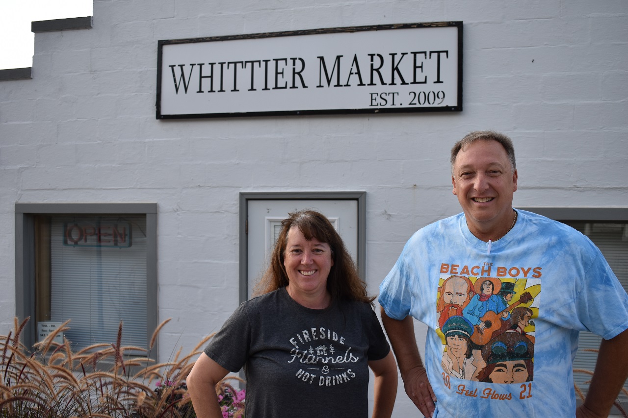 Teresa Williams and Keith Lacy, new owners of the Whittier Market, 1002 County Home Rd.