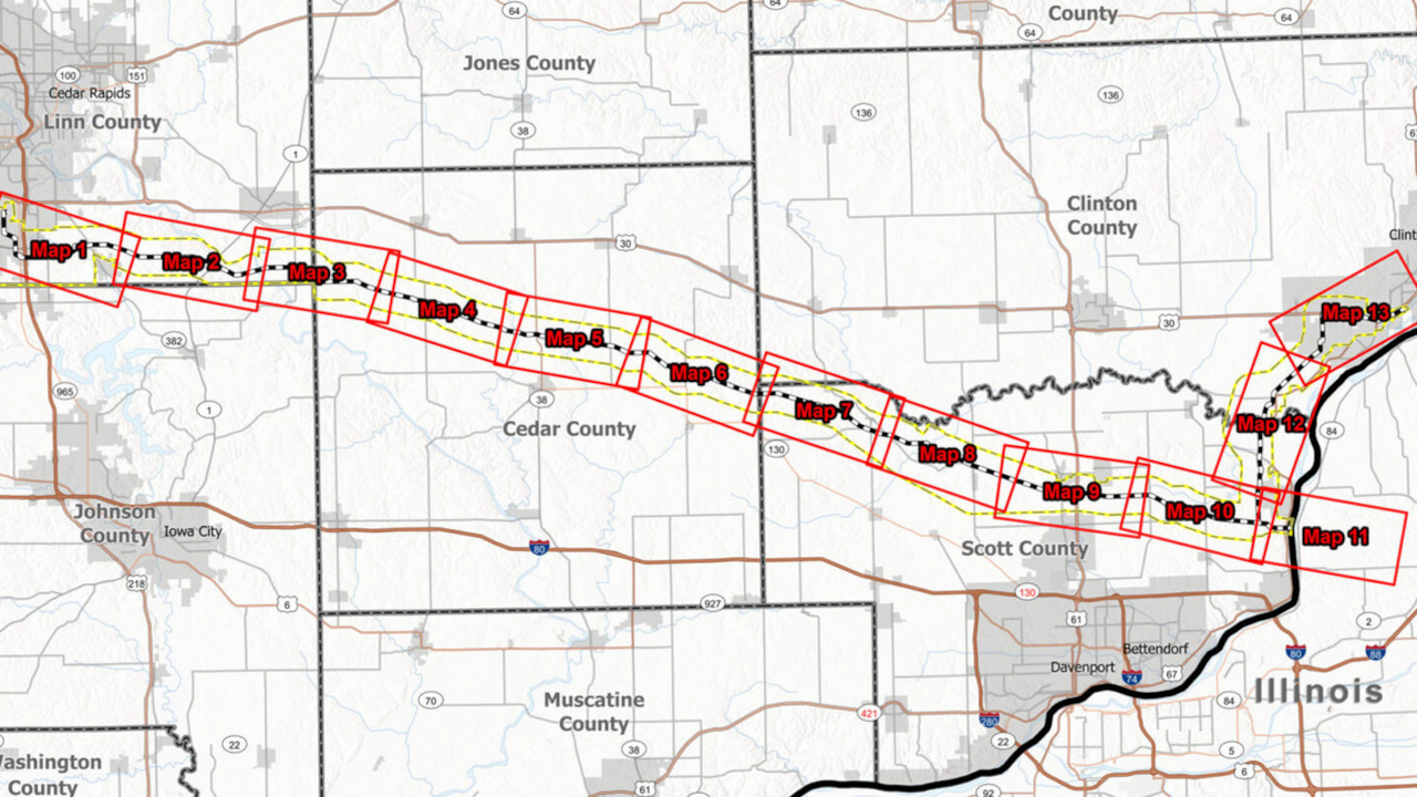 Wolf Carbon pipeline new map