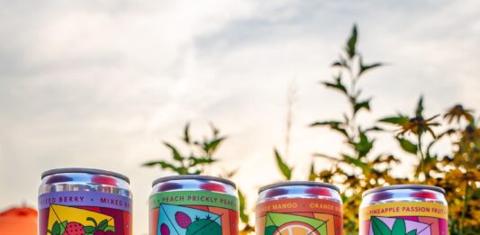 four cans of cannabis-infused beverages, Climbing Kites