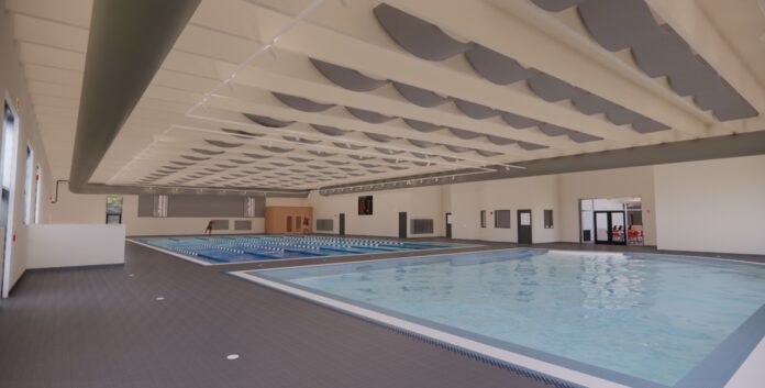 A rendering of the Washington YMCA indoor aquatic center.