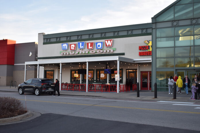 The Mellow Mushroom, located at at 1451 Coral Ridge Avenue, Coralville.