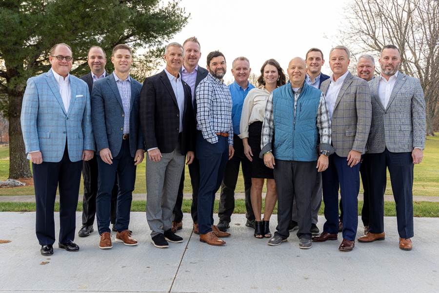 Pictured from left to right (all with Relion unless otherwise noted): Jon Goodvin, Dan Wegman, Matt Baker, Craig Schroeder, Kyle Austin, Nick Bergus (City), Mayor Hoffman (City), Jillian Miller (City), Ryan Heiar (City), Chad Kramer, Scott Enyart, Eric Upchurch and Rory Triplett.