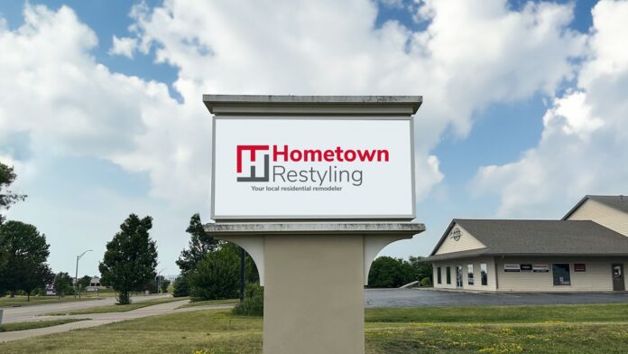 Hometown Restyling sign
