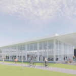 Cedar Rapids westside library rendering 1