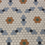 PIckle Palace hex tile flooring