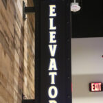 Pickle Palace elevator sign