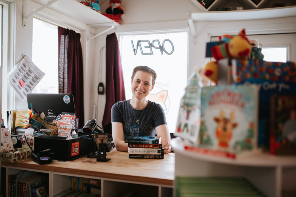 Terri LeBlanc, co-owner of Swamp Fox Bookstore.