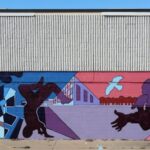 South District Community mural, designed by designed by Iowa City artist Nick Meister.