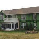 Derecho damaged homes