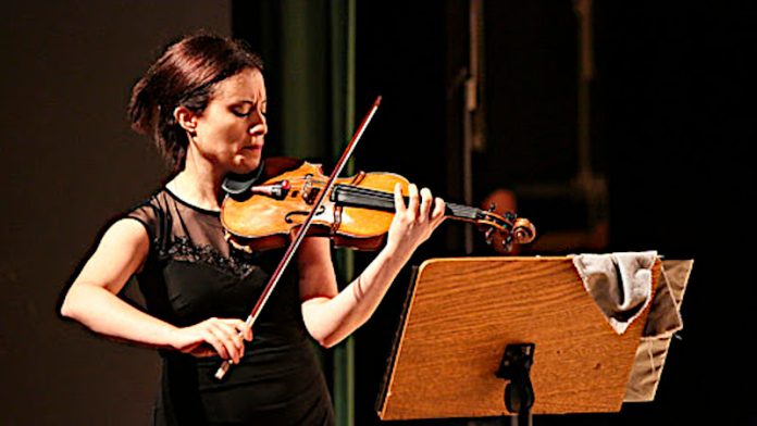 Julia Sakharova Orchestra Iowa concertmaster