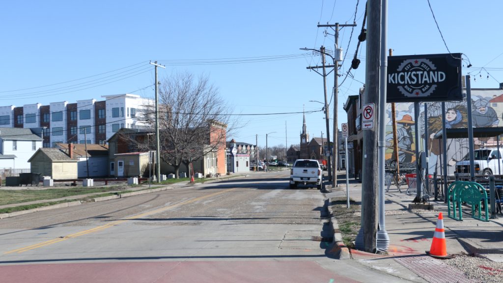 16th Avenue SE New Bohemia construction area