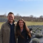 Taylor and Stephanie Getting, owners of Calyx Creek Lavender & Lodging in Oxford.