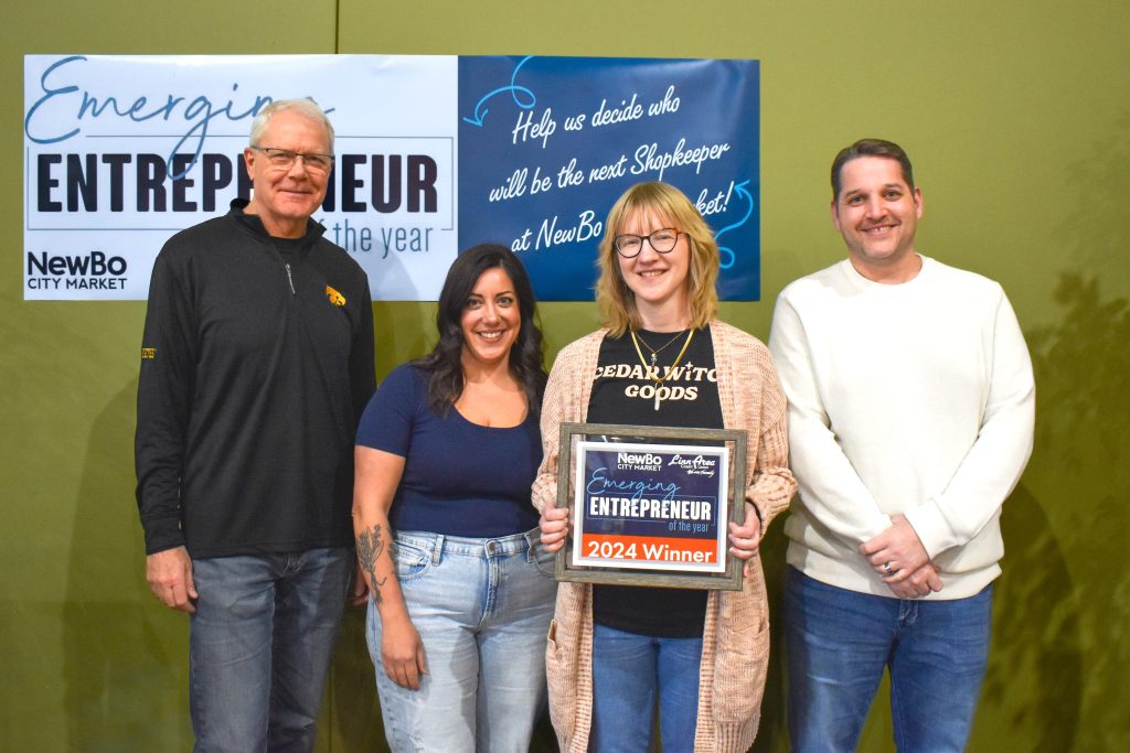 Owned by Katie Adams, Cedar Witch Goods stood out among six entrepreneurs competing for the opportunity to become the next shopkeeper at NewBo City Market.