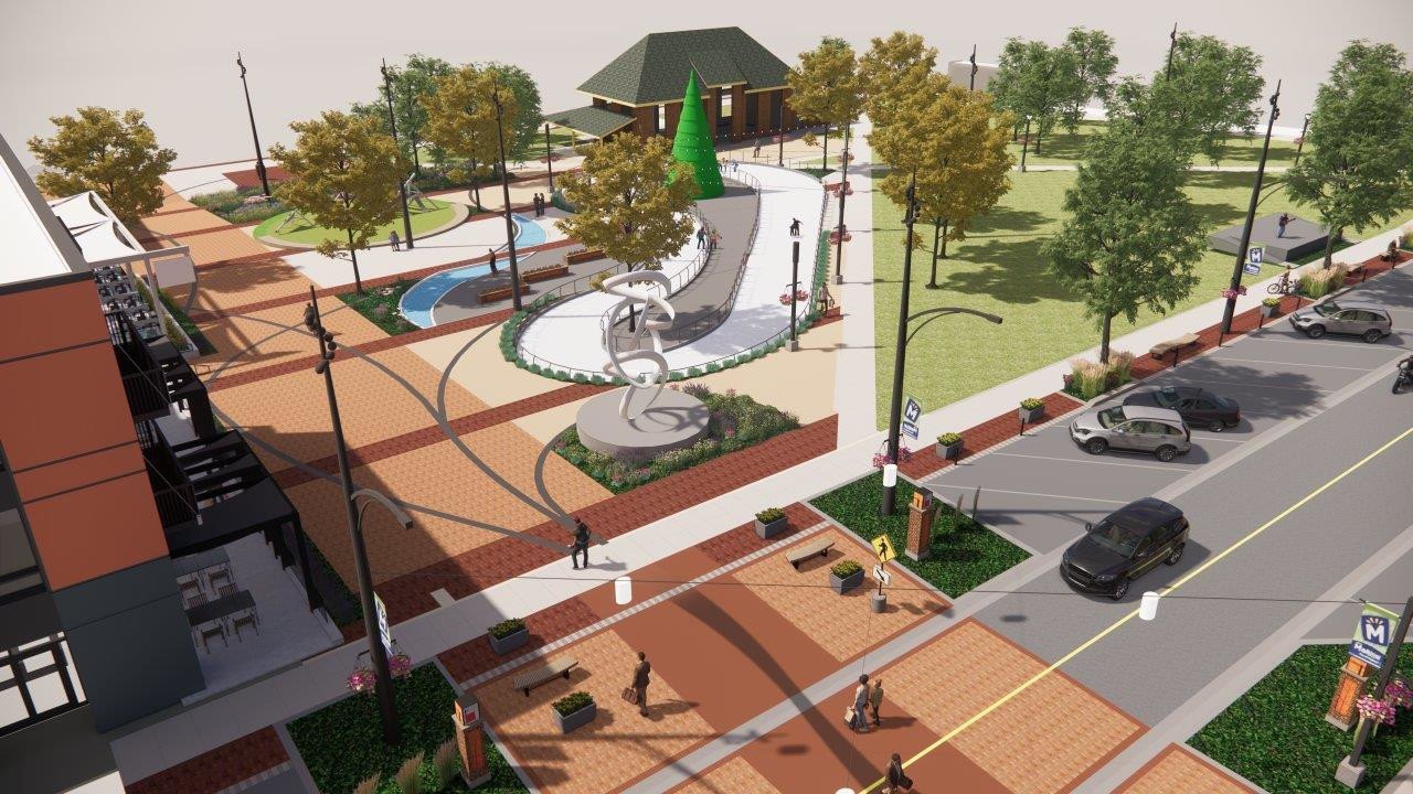 Marion Central Plaza rendering