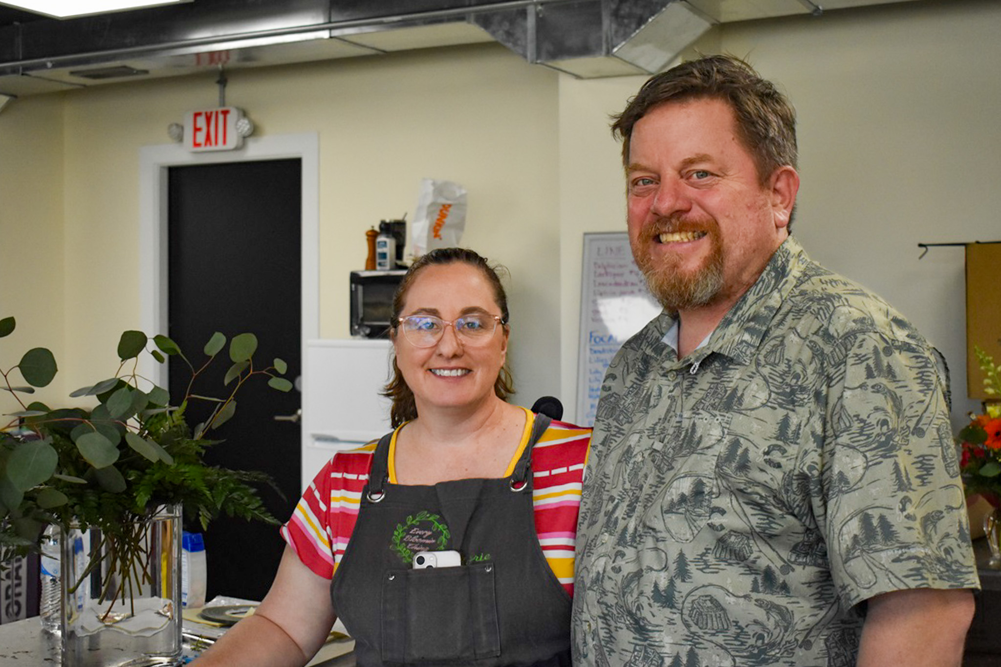 Owners of Every Bloomin' Thing, Kerrie and Zach Buettner. CREDIT ANNIE SMITH BARKALOW