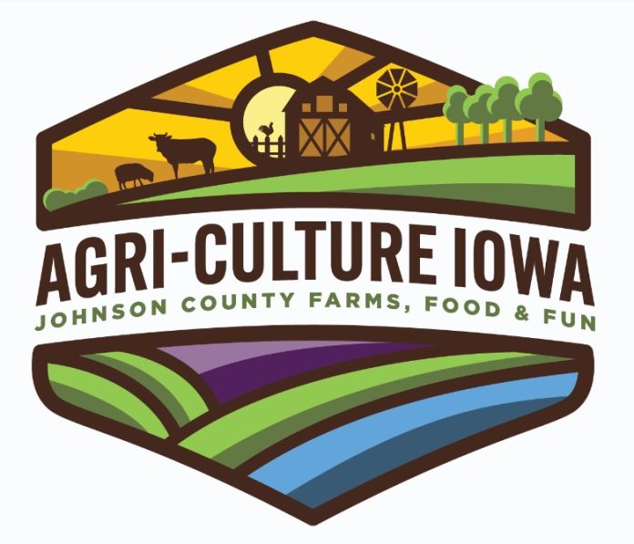 The new brand logo for Agri-CULTURE, Greater Iowa City Inc.'s new agritourism brand that will work to elevate Johnson County agribusinesses.