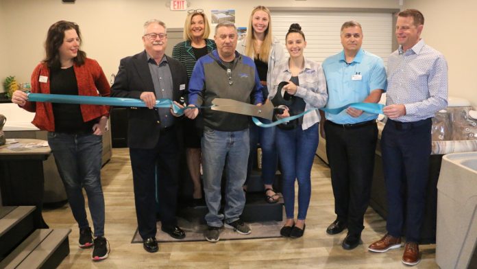 Blue Lagoon Pool and Spa ribbon cutting