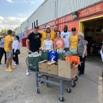 Field to Family kicks off its Online Market season the week of Earth Day. Pictured: Online Market food drive in September 2023, hosted by CommUnity Crisis Services.