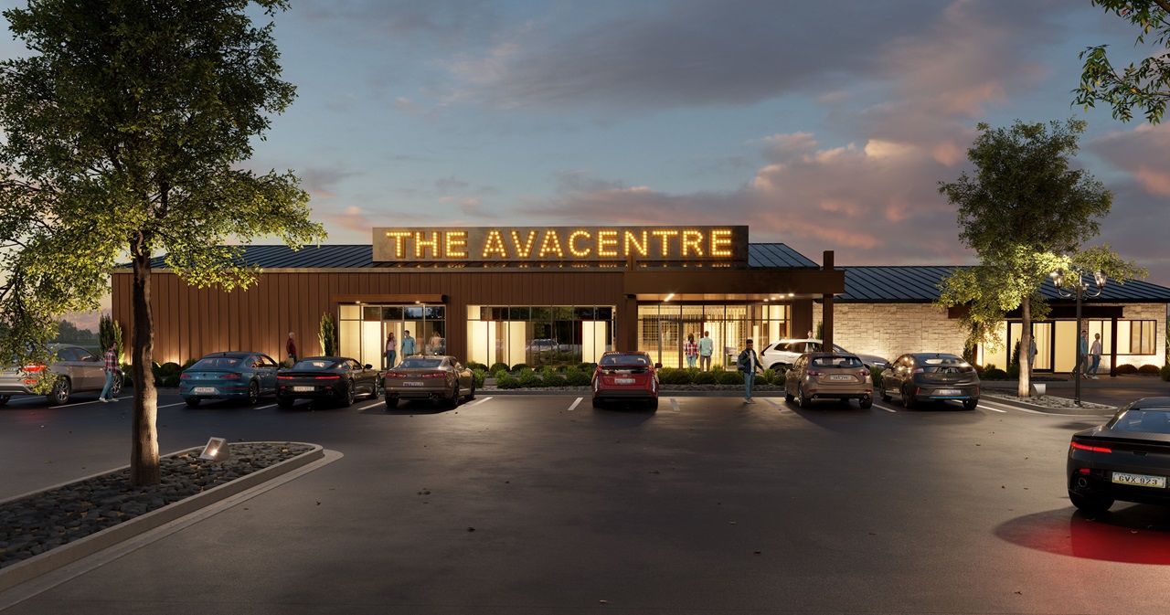 Rendering of The Avacentre, coming soon to Anamosa.
