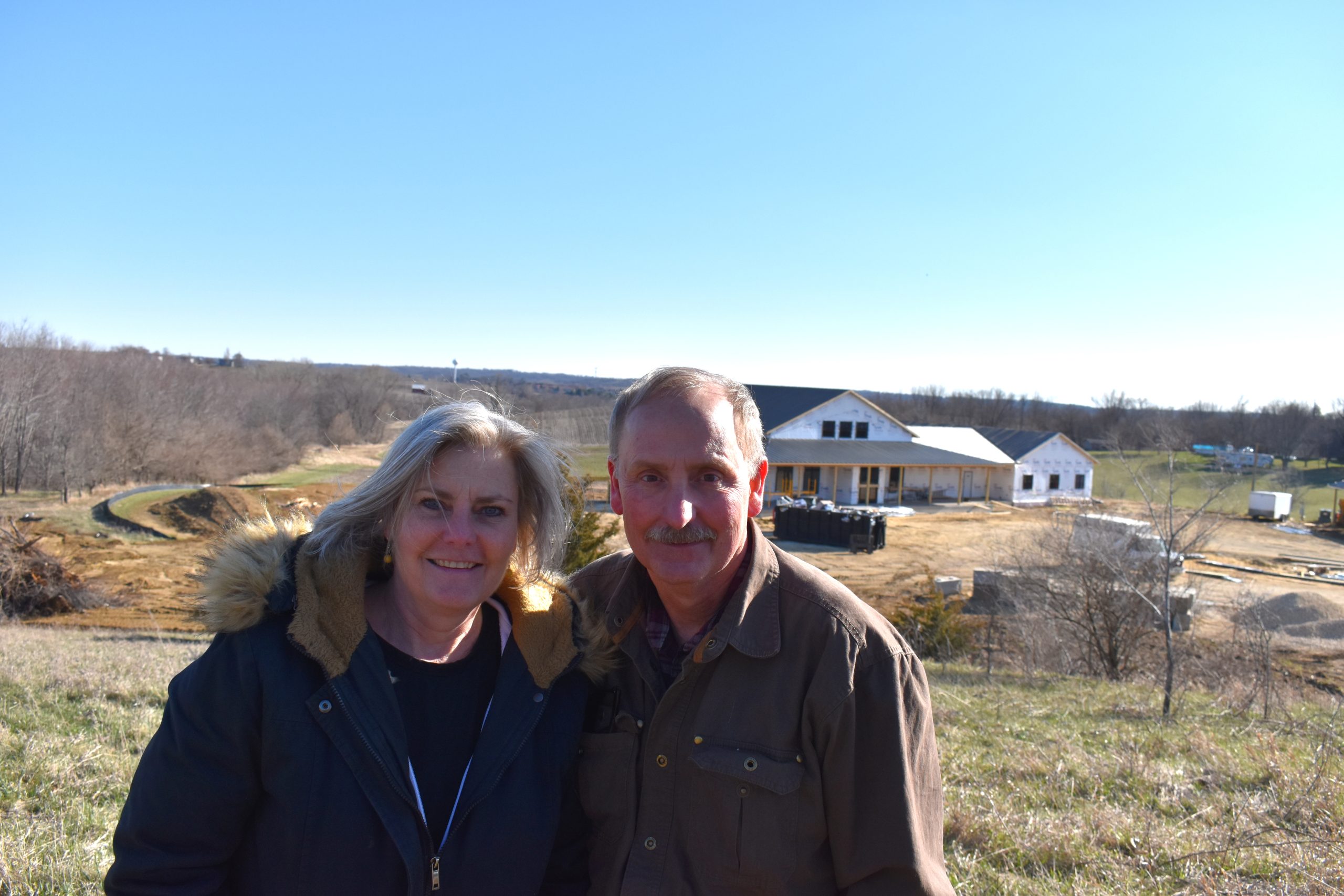 Judy and Dan Lubben, Marion couple with Anamosa roots, are building a wine tasting and event center at 13504 Highway 151.