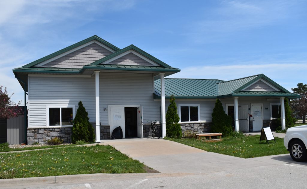 North Liberty Community Pantry's current location at 89 N. Jones Blvd. The pantry transitioned from being a supplementary source of food before the COVID-19 Pandemic to the primary source of food for more than 80% of the families served, said Ryan Bobst, executive director.