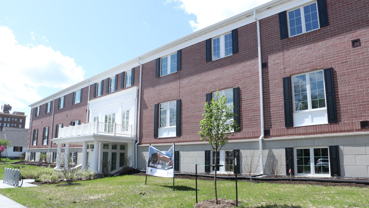 The Heights affordable housing exterior