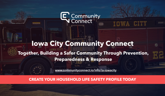 A recent partnership with Community Connect means the Iowa City Fire Department can better protect people and property.