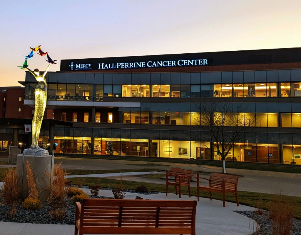 Hall-Perrine Cancer Center, 701 10th St. SE, Cedar Rapids. Mercy