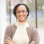 Angie Jordan, executive director of South of 6 Iowa City Business District and founder and CEO of Banjo Knits Empowerment.