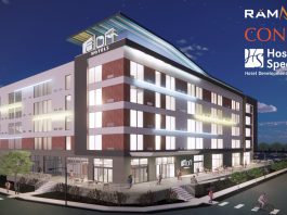 Cedar Rapids Marriott Aloft rendering New Bohemia