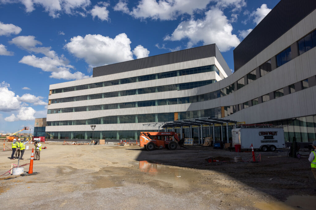 See the progress at the new UIHC campus in North Liberty