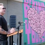 Mental health mural Van Holmgren Cedar Rapids