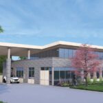 A rendering of the new Corda Credit Union in North Liberty.