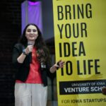 Venture School first-place winner Laney Kraus-Taddeo, founder of Act Write Here.