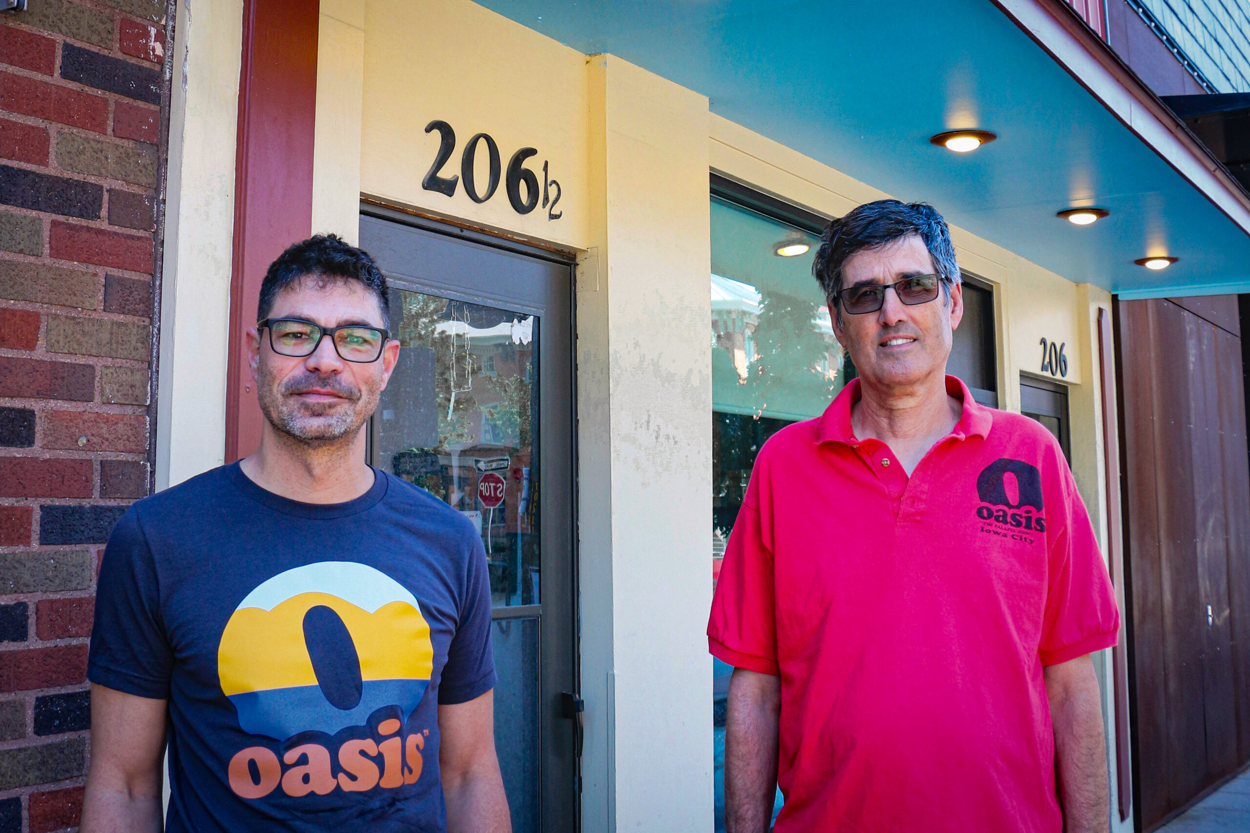 Oasis 1 Ofer Sivan and Naftaly Stramer, co-founders of Oasis Falafel and Oasis Street Food. CREDIT RICHARD PRATT
