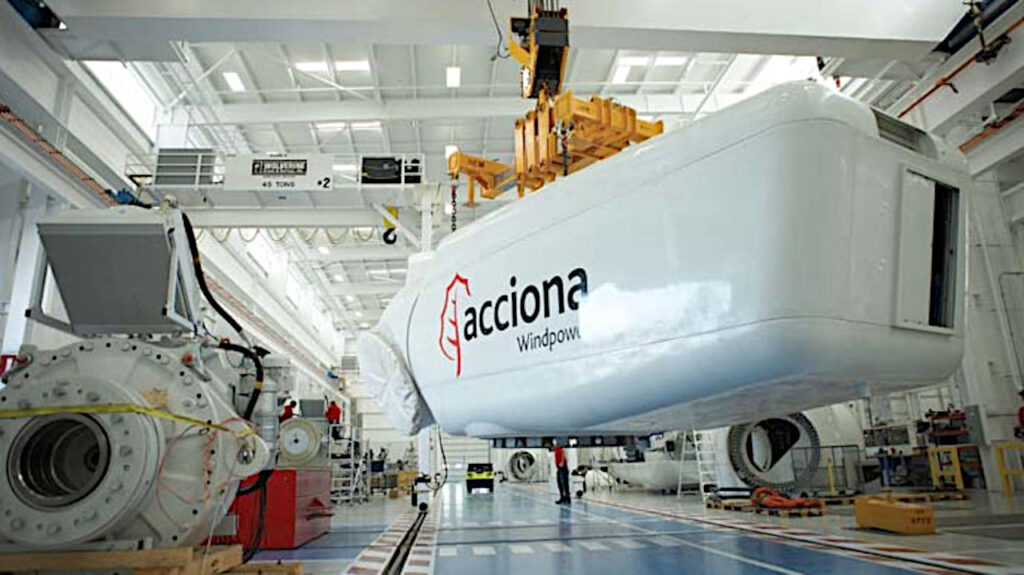 Acciona West Branch wind turbine