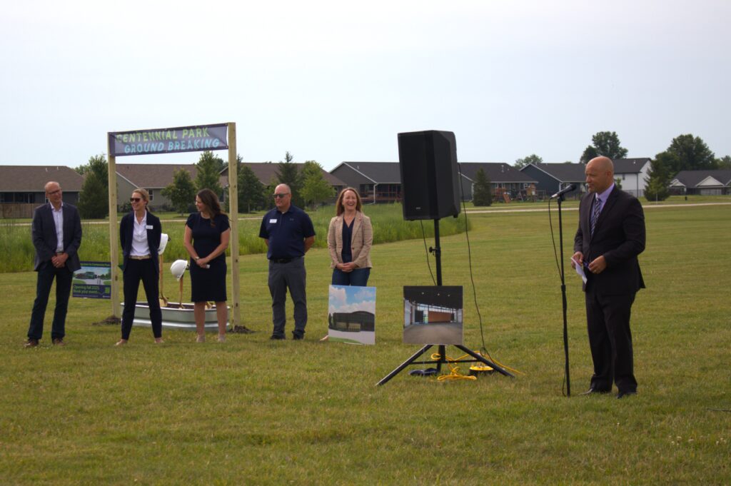 North Liberty breaks ground on Centennial Center