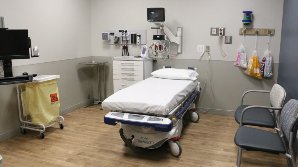 St. Luke's Marion ER treatment room