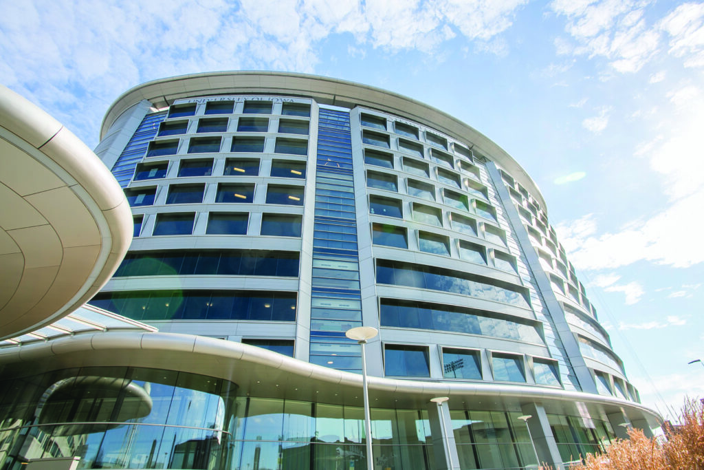 The new 14-floor University of Iowa Stead Family Children's Hospital located south of University of Iowa Hospitals and Clinics in Iowa City is mostly complete, with all patients transferred as of March 25. Photos Shuva Rahim
