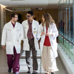 Cardiothoracic Surgeon Evgeny Arshava and pulmonologists Julia Klesney-Tait and Tahuanty Pena on Monday, July 3, 2023. UIHC University of Iowa