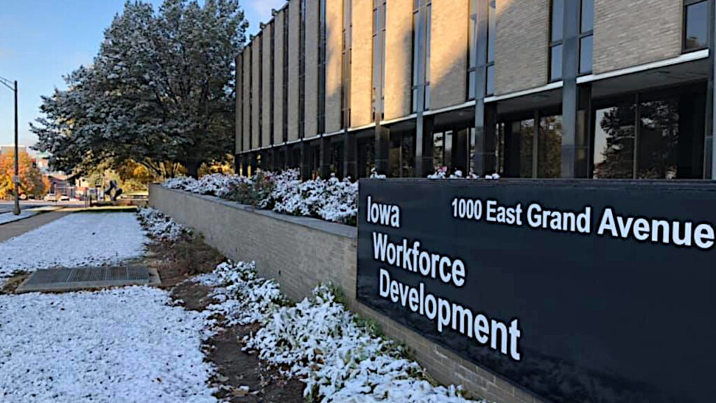 Iowa Workforce Development office unemployment