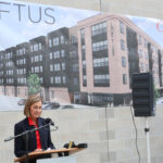 Kim Reynolds NewBo Loftus groundbreaking