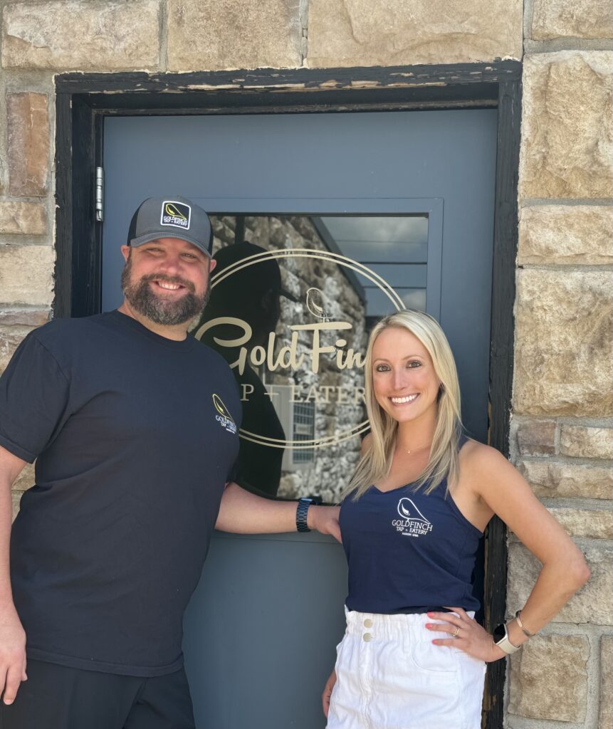 John and Taylor Lillibridge owners of Goldfinch Tap + Eatery in Marion. CREDIT MAIN STREET IOWA