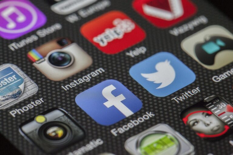 Icons of mobile apps