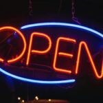 Open sign
